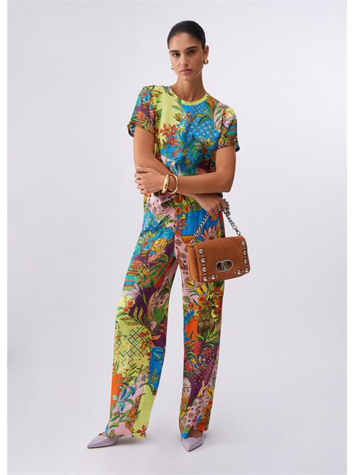 T-shirt woman multicolor LIU JO | WA6512T473A/P9363